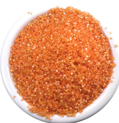 Ultimate Baker Natural Sanding Sugar (Med. Crystals) Orange (1x8oz