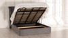 Sienna Gas Lift Ottoman Wing Bed Charcoal Smooth Velvet Diamante Buttons Sienna Gas Lift Ottoman Wing Bed Charcoal Smooth Velvet Diamante Buttons