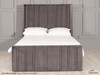 Transform your space with the Esupasaver Cora Gas Lift Ottoman Bed Frame. Enjoy a chic wing headboard and hidden storage for a clutter-free room!