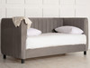 Discover the Esupasaver Emilia Upholstered Fabric Daybed, perfect for sitting, sleeping, and lounging. Customizable feet styles and UK-made quality await you. Discover the Esupasaver Emilia Upholstered Fabric Daybed, perfect for sitting, sleeping, and lounging. Customizable feet styles and UK-made quality await you.
