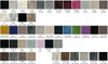 Alecia bedroom chair fabric selection card