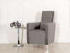 Anastacia Bedroom Arm Chair Chrome Feet