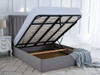 Discover the Esupasaver Annie Ottoman Storage Bed featuring a stylish wing headboard and elegant accent lines, perfect for enhancing your bedroom decor.
