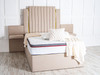 Discover the Esupasaver Beautiful Louisa Deep Storage Ottoman Bed Frame, featuring an extra high headboard and built-in bedside tables for ultimate style and functionality.