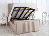 Discover the Esupasaver Beautiful Whitney Deep Storage Ottoman Bed Frame, featuring a chic headboard with stylish borders and accent lines for a modern touch. Discover the Esupasaver Beautiful Whitney Deep Storage Ottoman Bed Frame, featuring a chic headboard with stylish borders and accent lines for a modern touch.