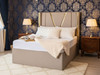 Discover the Esupasaver Beautiful Posie Deep Storage Ottoman Wing Bed Frame, featuring a chic Extra High headboard with stylish gold accent lines for a modern touch. Discover the Esupasaver Beautiful Posie Deep Storage Ottoman Wing Bed Frame, featuring a chic Extra High headboard with stylish gold accent lines for a modern touch.