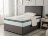 Esupasaver Complete Set Divan Bed Base,Esupasaver Aurelio Memory Foam 2000 Pocket Sprung Mattress & Headboard
