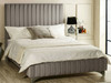 Discover the Esupasaver Lotus Bed Frame, featuring elegant accent lines and a high footboard. Enjoy sturdy support with solid wooden slats for lasting comfort