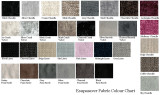 Esupasaver fabric colour chart