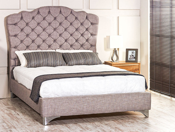 Discover the Esupasaver Stirling Upholstered Bed, featuring a stylish curved headboard, deep buttoning, and options for chrome or wooden feet. Discover the Esupasaver Stirling Upholstered Bed, featuring a stylish curved headboard, deep buttoning, and options for chrome or wooden feet.