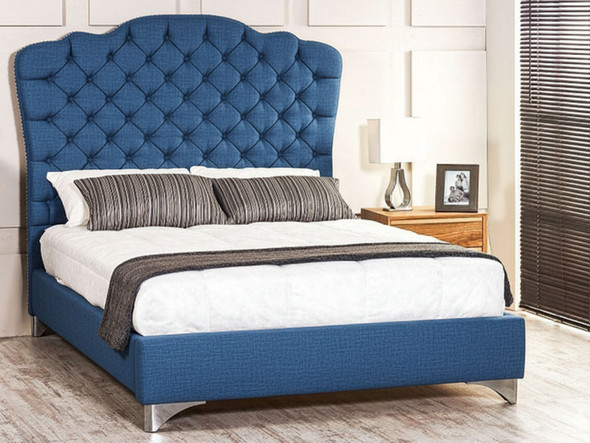 Discover the Esupasaver Stirling Upholstered Bed, featuring a stylish curved headboard, deep buttoning, and options for chrome or wooden feet. Discover the Esupasaver Stirling Upholstered Bed, featuring a stylish curved headboard, deep buttoning, and options for chrome or wooden feet.