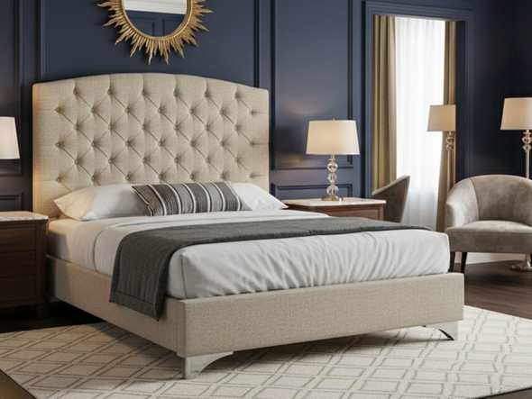 Discover the Esupasaver Omsk Bed Frame with a stylish curved headboard, deep buttoning, and customizable options for a perfect night's sleep
Discover the Esupasaver Omsk Bed Frame with a stylish curved headboard, deep buttoning, and customizable options for a perfect night's sleep