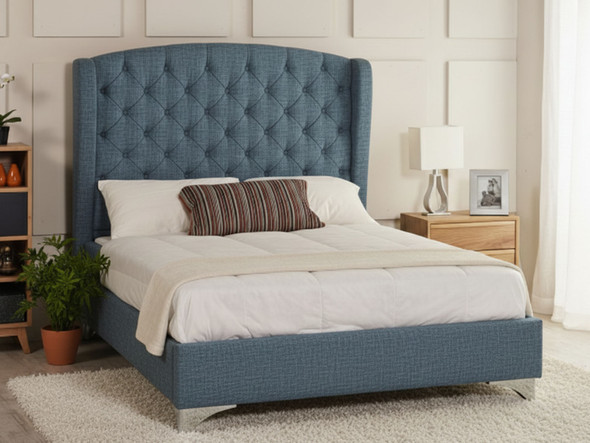 Tver Wing Back upholstered bed frame Tver Wing Back upholstered bed frame