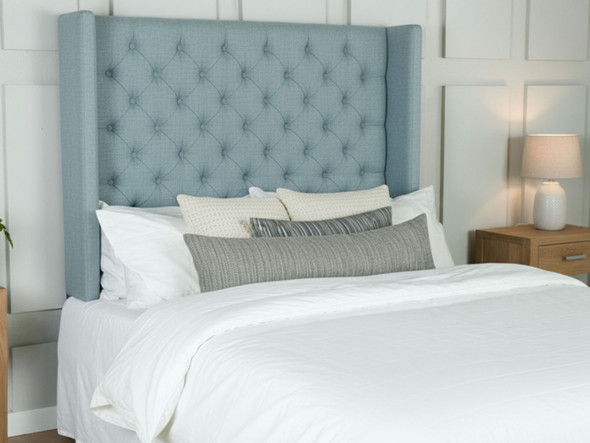 Elevate your bedroom decor with the Esupasaver Camila Wall Mount Headboard Panel. Its deep buttoned wing design adds elegance and comfort to any space. Elevate your bedroom decor with the Esupasaver Camila Wall Mount Headboard Panel. Its deep buttoned wing design adds elegance and comfort to any space.