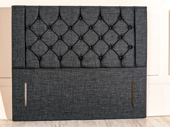 Discover the Esupasaver Atlanta Full Floor Standing Bed Headboard, designed with sophisticated buttoned detailing for a chic and inviting bedroom atmosphere. Discover the Esupasaver Atlanta Full Floor Standing Bed Headboard, designed with sophisticated buttoned detailing for a chic and inviting bedroom atmosphere.