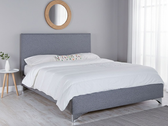 Esupasaver Malmo Bed Frame, featuring solid wooden slats and premium fabrics Esupasaver Malmo Bed Frame, featuring solid wooden slats and premium fabrics