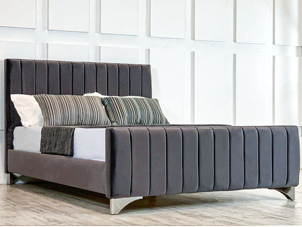 Discover the Esupasaver Bergen Bed Frame, featuring elegant accent lines and a high footboard. Enjoy sturdy support with solid wooden slats for lasting comfort Discover the Esupasaver Bergen Bed Frame, featuring elegant accent lines and a high footboard. Enjoy sturdy support with solid wooden slats for lasting comfort