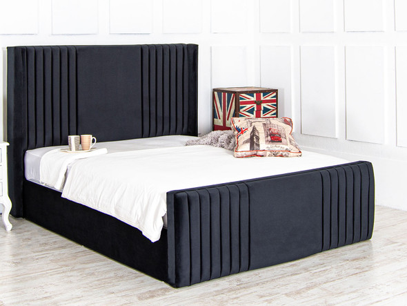 Discover the Esupasaver Emilia Ottoman Storage Bed, featuring a stylish wing headboard and elegant accent lines. Perfect for adding charm and functionality to your bedroom! Discover the Esupasaver Emilia Ottoman Storage Bed, featuring a stylish wing headboard and elegant accent lines. Perfect for adding charm and functionality to your bedroom!