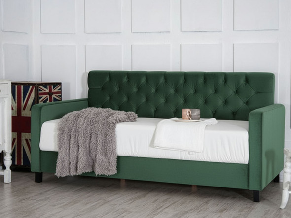 Discover the Stylish Ella Upholstered Daybed, perfect for cozy spaces. Elevate your decor with comfort and elegance in any room of your home Discover the Stylish Ella Upholstered Daybed, perfect for cozy spaces. Elevate your decor with comfort and elegance in any room of your home