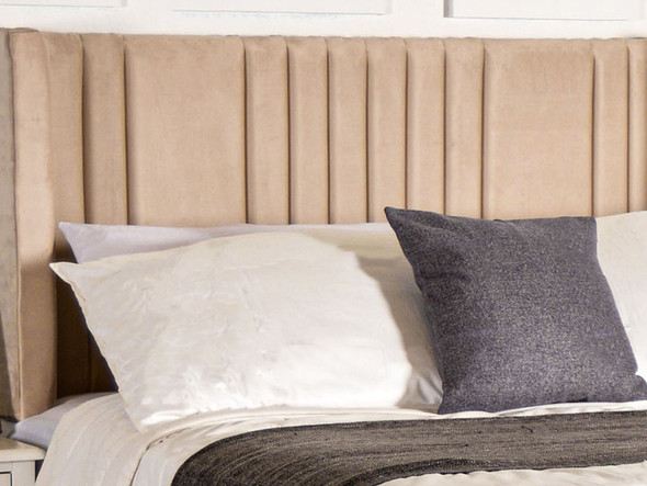 Elevate your bedroom decor with the Esupasaver Laurenza wall-mounted headboard. Its unique wing design adds elegance and style to any space. Elevate your bedroom decor with the Esupasaver Laurenza wall-mounted headboard. Its unique wing design adds elegance and style to any space.