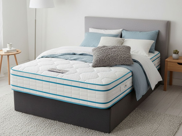 Restlay Azure - Premium Collection - Memory Foam Pocket Sprung Mattress Restlay Azure - Premium Collection - Memory Foam Pocket Sprung Mattress