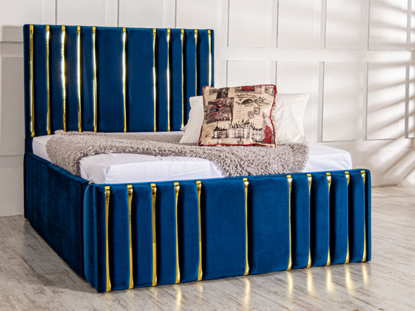 Elevate your bedroom with the Esupasaver Azure Deep Storage Ottoman Bed. Its stunning gold accents and spacious storage make it a perfect blend of style and utility! Elevate your bedroom with the Esupasaver Azure Deep Storage Ottoman Bed. Its stunning gold accents and spacious storage make it a perfect blend of style and utility!