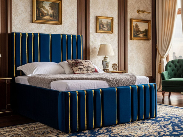 Elevate your bedroom with the Esupasaver Azure Deep Storage Ottoman Bed. Its stunning gold accents and spacious storage make it a perfect blend of style and utility! Elevate your bedroom with the Esupasaver Azure Deep Storage Ottoman Bed. Its stunning gold accents and spacious storage make it a perfect blend of style and utility!