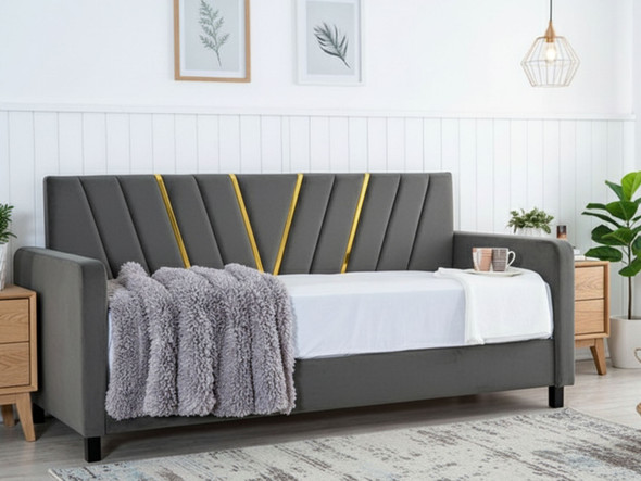 Discover the Esupasaver Arcadia Upholstered Fabric Daybed, perfect for sitting, sleeping, and lounging. Elevate your space with style and comfort today! Discover the Esupasaver Arcadia Upholstered Fabric Daybed, perfect for sitting, sleeping, and lounging. Elevate your space with style and comfort today!