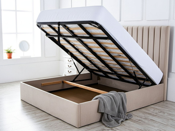 Discover the Esupasaver Danica ottoman storage bed, featuring clean accent lines and a low footboard for a stylish and functional bedroom solution. Discover the Esupasaver Danica ottoman storage bed, featuring clean accent lines and a low footboard for a stylish and functional bedroom solution.