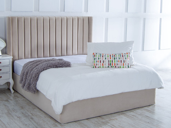 Discover the Esupasaver Cosima Ottoman Storage Bed with a stylish wing headboard and elegant accent lines, perfect for enhancing your bedroom's aesthetic. Discover the Esupasaver Cosima Ottoman Storage Bed with a stylish wing headboard and elegant accent lines, perfect for enhancing your bedroom's aesthetic.