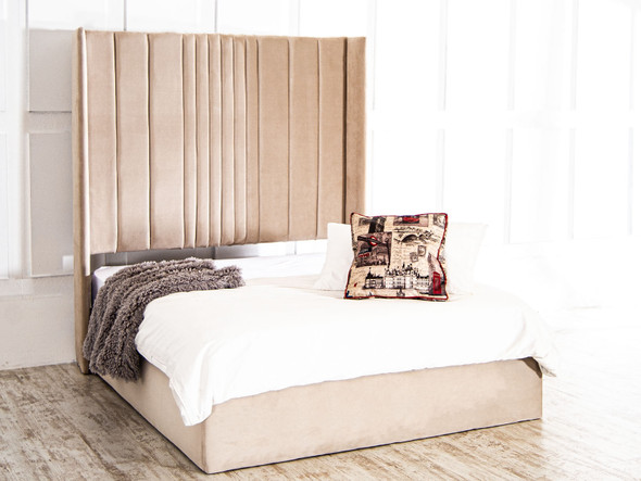 Transform your sleep space with the Esupasaver Aminata Ottoman bed, designed with deep accent lines and a striking extra high wing headboard for modern elegance. Transform your sleep space with the Esupasaver Aminata Ottoman bed, designed with deep accent lines and a striking extra high wing headboard for modern elegance.