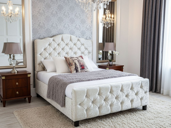 Elevate your sleep experience with the Esupasaver Valery Upholstered Bed Frame. Its elegant design and high-quality materials create a serene and stylish bedroom retreat. Elevate your sleep experience with the Esupasaver Valery Upholstered Bed Frame. Its elegant design and high-quality materials create a serene and stylish bedroom retreat.