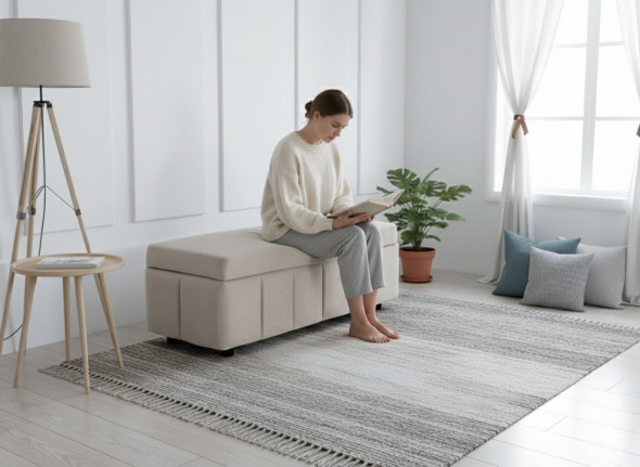 The Esupasaver Valentina Upholstered Ottoman Storage Bench combines style and practicality, providing a chic storage solution and comfortable seating for your home. The Esupasaver Valentina Upholstered Ottoman Storage Bench combines style and practicality, providing a chic storage solution and comfortable seating for your home.