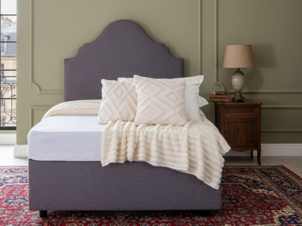 Elevate your bedroom with the Esupasaver Raelyn Upholstered Bed. Choose from luxurious fabrics and enjoy the sturdy design with a curved headboard, crafted in the UK. Elevate your bedroom with the Esupasaver Raelyn Upholstered Bed. Choose from luxurious fabrics and enjoy the sturdy design with a curved headboard, crafted in the UK.