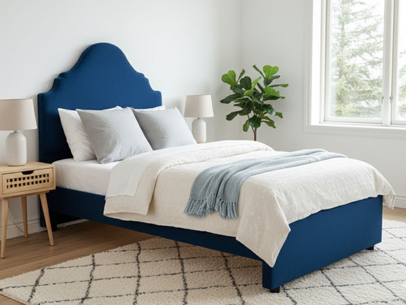 Elevate your bedroom with the Esupasaver Raelyn Upholstered Bed. Choose from luxurious fabrics and enjoy the sturdy design with a curved headboard, crafted in the UK. Elevate your bedroom with the Esupasaver Raelyn Upholstered Bed. Choose from luxurious fabrics and enjoy the sturdy design with a curved headboard, crafted in the UK.