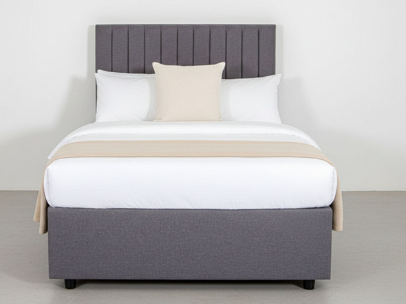 Elevate your sleep space with the Esupasaver Dayana Upholstered Bed. Crafted in the UK, it features luxurious fabrics and a sturdy design with a chic headboard. Elevate your sleep space with the Esupasaver Dayana Upholstered Bed. Crafted in the UK, it features luxurious fabrics and a sturdy design with a chic headboard.