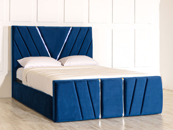 Transform your bedroom with the Esupasaver Azalea Gas Lift Ottoman Storage Bed Frame. Enjoy modern design and practical storage solutions with chrome accents. Transform your bedroom with the Esupasaver Azalea Gas Lift Ottoman Storage Bed Frame. Enjoy modern design and practical storage solutions with chrome accents.
