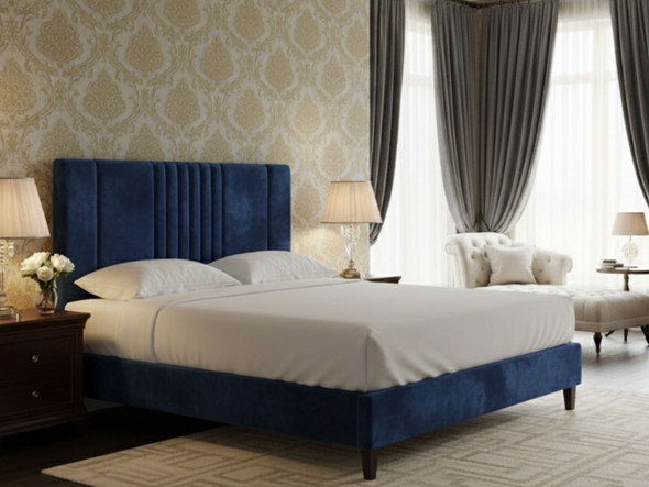 Discover the Esupasaver Bluebell Fabric Bed Frame, featuring elegant accent lines and stylish wooden or chrome feet for a modern touch to your bedroom decor Discover the Esupasaver Bluebell Fabric Bed Frame, featuring elegant accent lines and stylish wooden or chrome feet for a modern touch to your bedroom decor