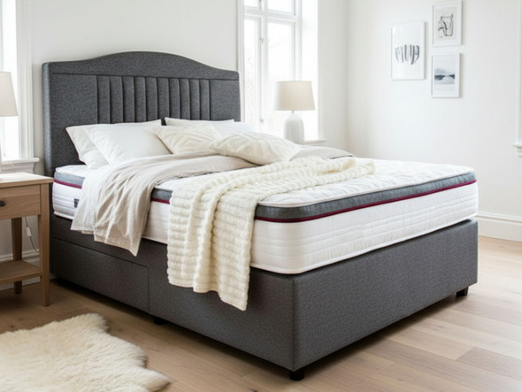 Full Divan Bed , Amelia Memory Foam 2000 Pocket Sprung Mattress & Headboard Full Divan Bed , Amelia Memory Foam 2000 Pocket Sprung Mattress & Headboard