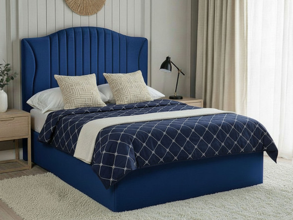 Discover the Esupasaver Bexley Ottoman Storage Bed Frame, featuring a stylish curved headboard, fluted accents, and a low footboard for a chic bedroom upgrade. Discover the Esupasaver Bexley Ottoman Storage Bed Frame, featuring a stylish curved headboard, fluted accents, and a low footboard for a chic bedroom upgrade.