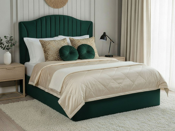 Discover the Esupasaver Bexley Ottoman Storage Bed Frame, featuring a stylish curved headboard, fluted accents, and a low footboard for a chic bedroom upgrade. Discover the Esupasaver Bexley Ottoman Storage Bed Frame, featuring a stylish curved headboard, fluted accents, and a low footboard for a chic bedroom upgrade.