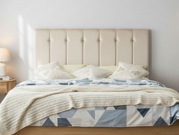 Discover the Esupasaver Seville Bed Headboard, featuring elegant accent lines and deep buttoning, supported by sturdy wooden struts for lasting style and comfort. Discover the Esupasaver Seville Bed Headboard, featuring elegant accent lines and deep buttoning, supported by sturdy wooden struts for lasting style and comfort.