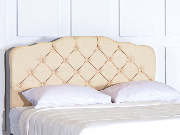 Elevate your bedroom decor with the Esupasaver Zoe Curved headboard, featuring elegant buttoned details and sturdy wooden fixing struts for easy installation. Elevate your bedroom decor with the Esupasaver Zoe Curved headboard, featuring elegant buttoned details and sturdy wooden fixing struts for easy installation.