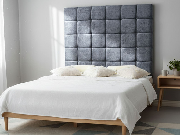 Enhance your bedroom with the Esupasaver Nevada Wall Mount Headboard Panel. Its unique boxed panel accents and buttoned design create a stunning focal point Enhance your bedroom with the Esupasaver Nevada Wall Mount Headboard Panel. Its unique boxed panel accents and buttoned design create a stunning focal point