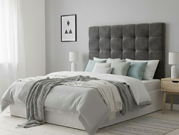 Enhance your bedroom with the Esupasaver Nevada Wall Mount Headboard Panel. Its unique boxed panel accents and buttoned design create a stunning focal point Enhance your bedroom with the Esupasaver Nevada Wall Mount Headboard Panel. Its unique boxed panel accents and buttoned design create a stunning focal point