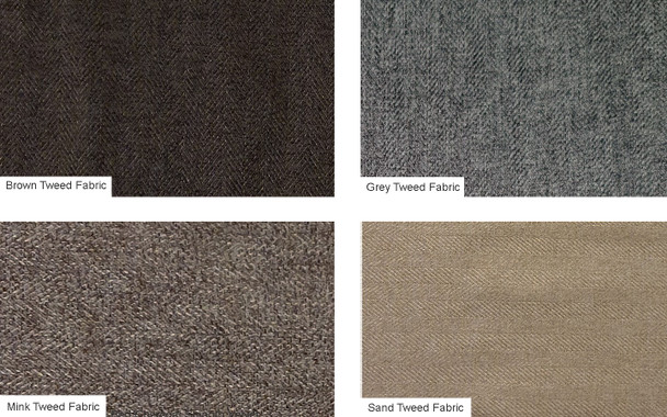 Tweed Fabric Colour Chart