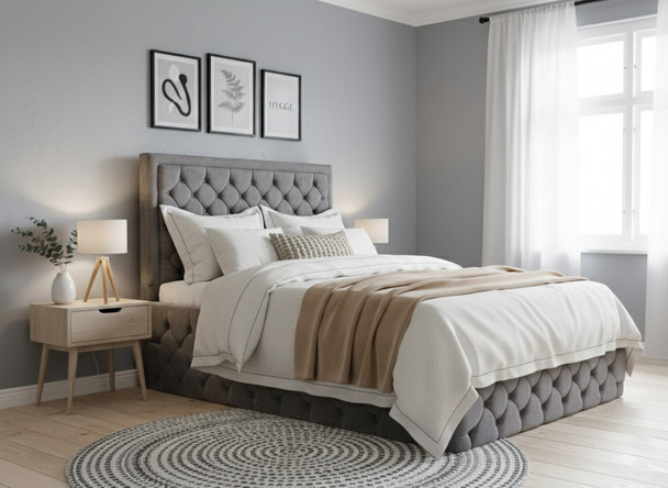 Esupasaver Tiffany Deep Storage Ottoman bed
