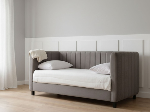 Discover the Esupasaver Emilia Upholstered Fabric Daybed, perfect for sitting, sleeping, and lounging. Customizable feet styles and UK-made quality await you. Discover the Esupasaver Emilia Upholstered Fabric Daybed, perfect for sitting, sleeping, and lounging. Customizable feet styles and UK-made quality await you.