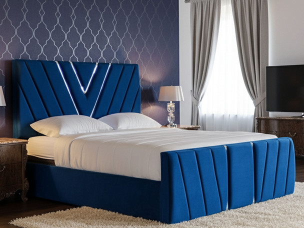  Discover the Esupasaver Genevieve Gas Lift Ottoman Bed Frame, featuring a stylish high footboard and ample storage for a chic, organized bedroom.