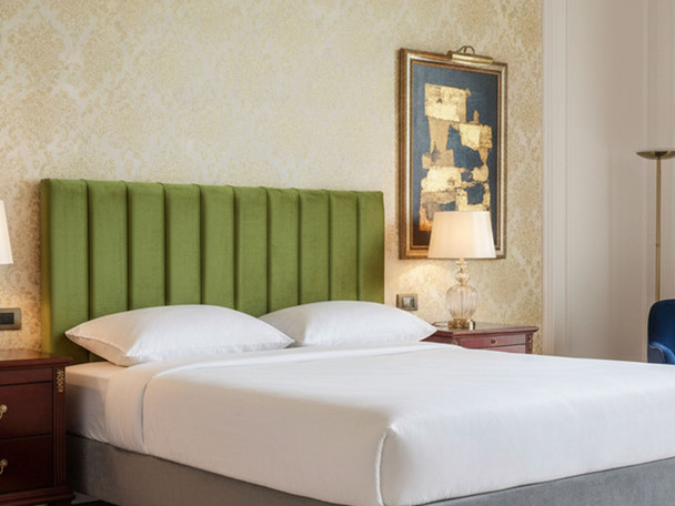 Elevate your bedroom decor with the Esupasaver Araceli Bed Headboard, featuring elegant fluted accents that blend style and sophistication seamlessly. Elevate your bedroom decor with the Esupasaver Araceli Bed Headboard, featuring elegant fluted accents that blend style and sophistication seamlessly.